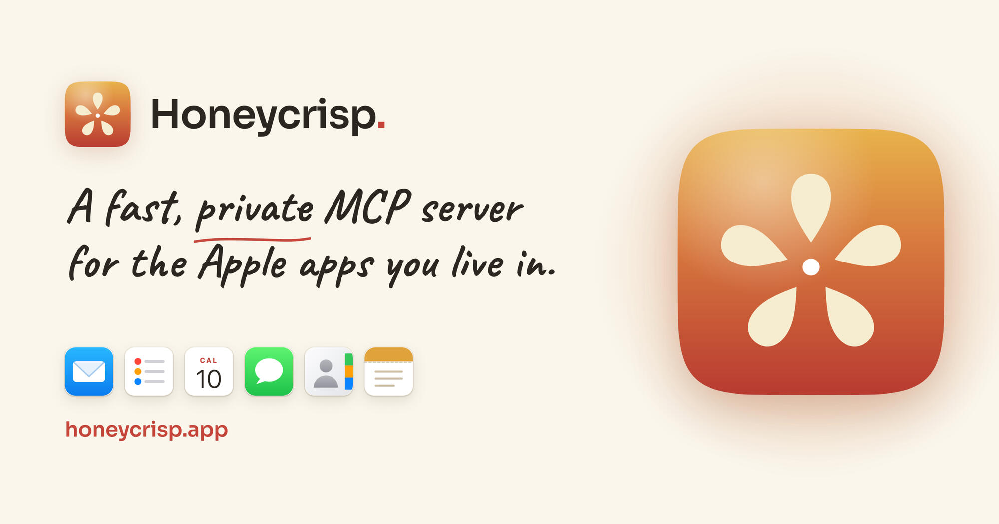 Honeycrisp MCP server for Apple applications